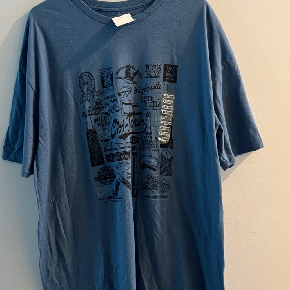 Men's Short-Sleeve Graphic T-Shirt in Slate Blue